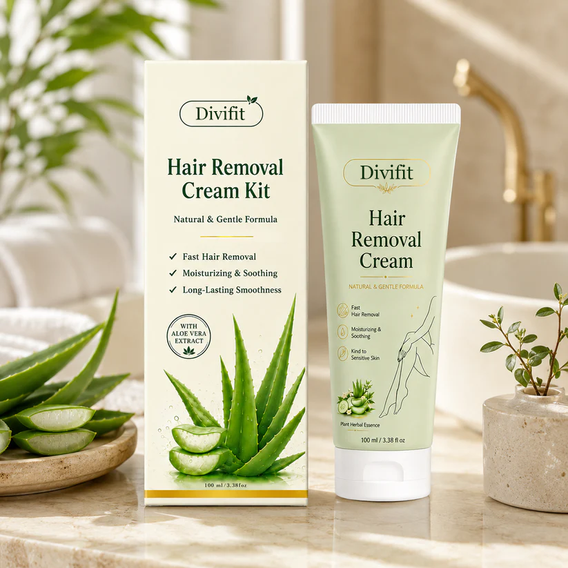 Divifit™ Natural Gentle Hair Removal Cream | For Women & Men, Sensitive Skin