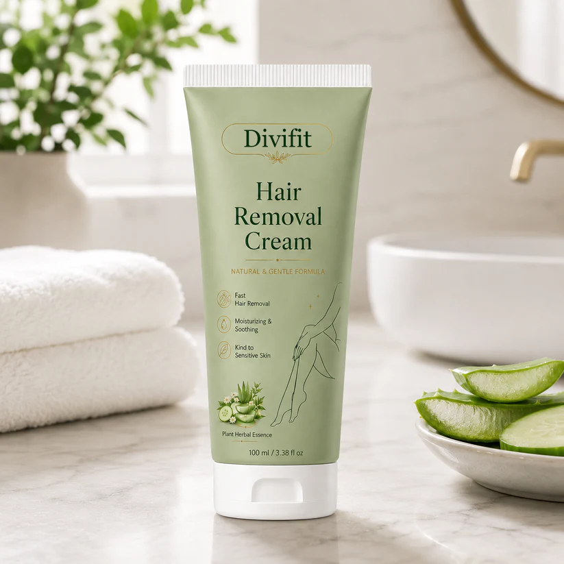 Divifit™ Natural Gentle Hair Removal Cream | For Women & Men, Sensitive Skin