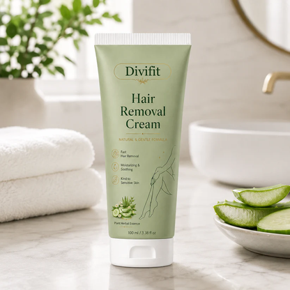 Divifit™ Natural Gentle Hair Removal Cream | For Women & Men, Sensitive Skin