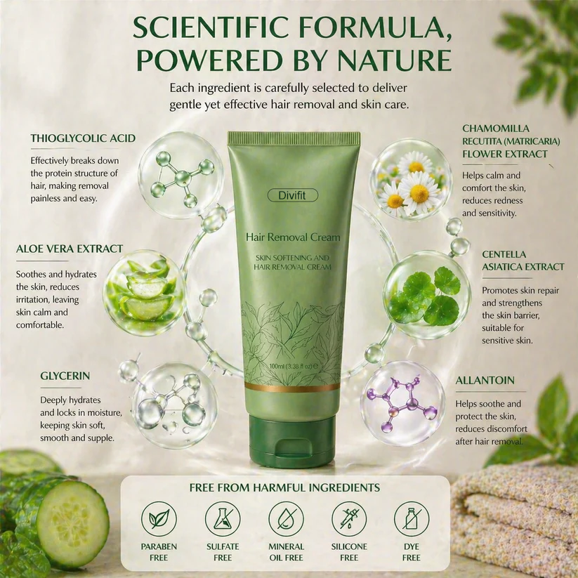 Divifit™ Hair Removal Cream for All Women & Men