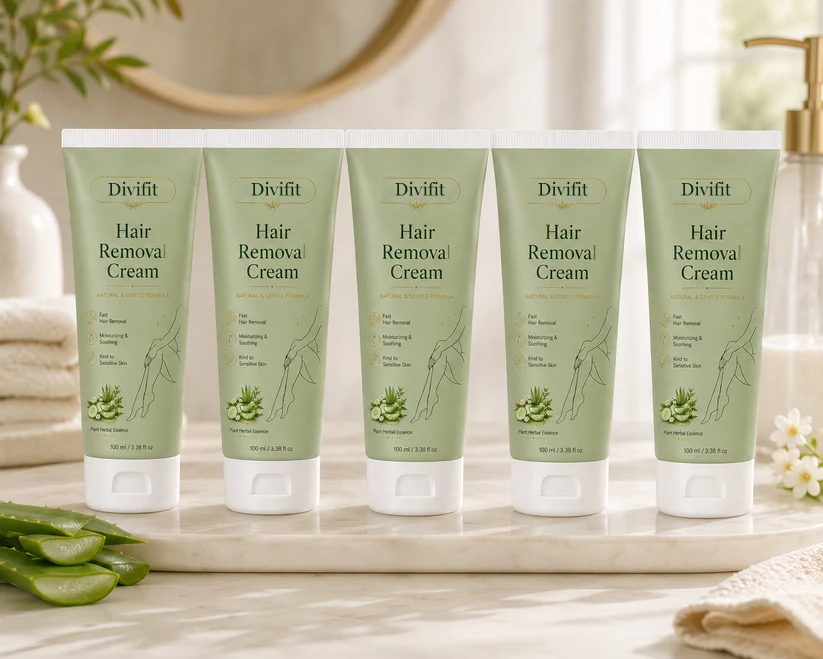 Divifit™ Natural Gentle Hair Removal Cream | For Women & Men, Sensitive Skin